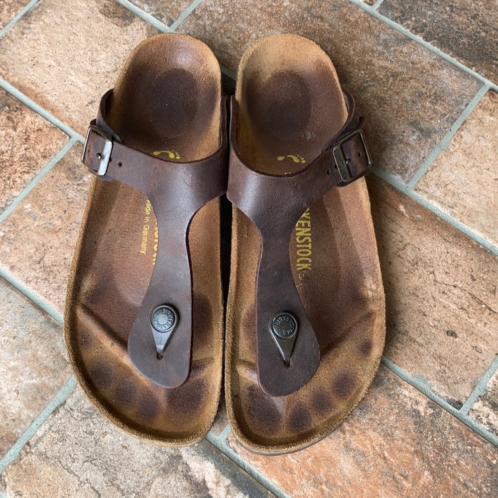 Birkenstock Gizeh Habana oiled leather